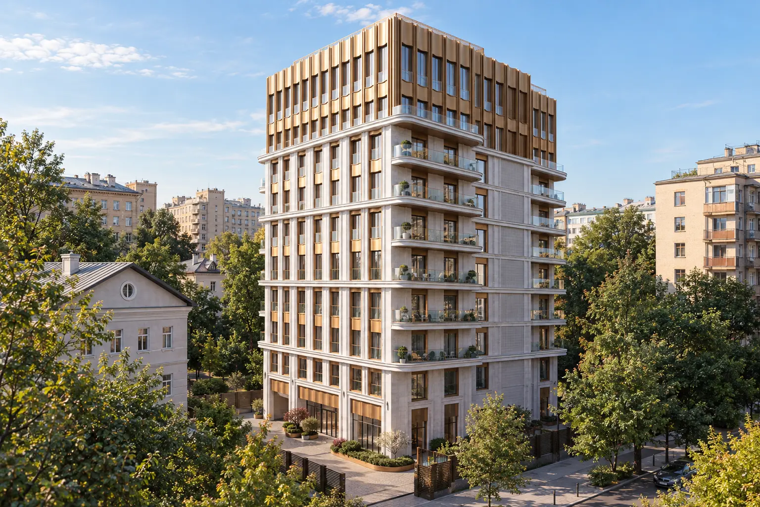 Архитектура ЖК Лоран на Якиманке